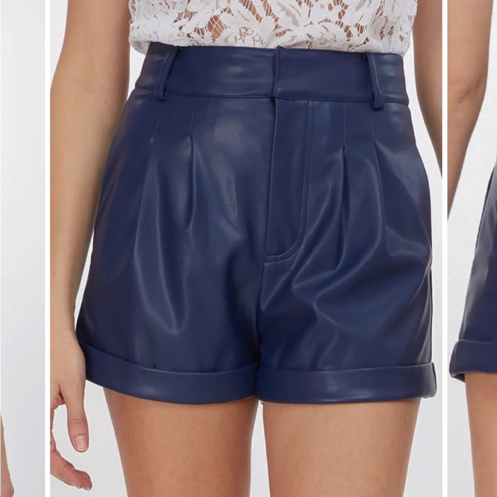 Generation Love GEORGIE VEGAN LEATHER SHORTS